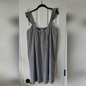 Plaid Maternity Dress